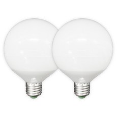 가온엘이디 LED 볼전구 숏타입 12W, 주광색, 2개