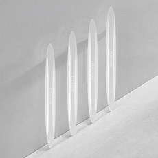 디펜즈만 차량용 접착식 문콕방지 실리콘 패드 도어가드, 투명, 4개