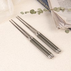 LA CARTUJA Ancla Laguiole 韓式筷子, 2個, 灰色, 單品