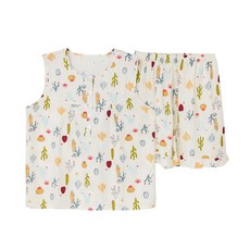 글램공감 여성용 통기성 오아시스 나시 잠옷 상하의 세트