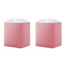 마켓피오 홈 패브릭 이불 의류 수납가방, 타입14, 2개