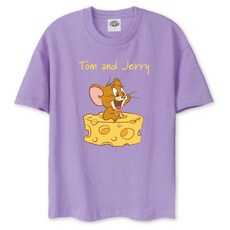 벤힛키즈 주니어용 통기성 톰과제리 라운드 반팔 티셔츠 WBTJOT2011F