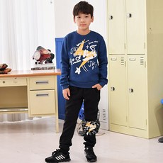 jackid 男童閃電刷毛上下套裝