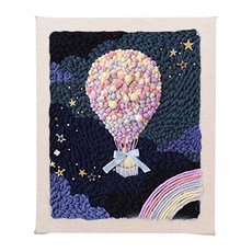 펀치니들 프랑스 자수 취미 DIY 키트, 1세트, 101