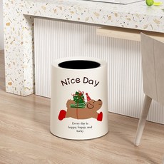 Nice Day 垃圾桶, 禮物狗狗 + 奶油白