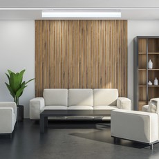 원하 레일등기구 루버 LED 60W 1200mm 주광색, 화이트