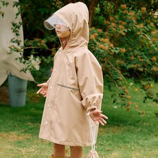 Attipas 女童反光條雨衣 + 收納袋套組