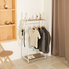 Living hip 生活時尚的城市梯子衣架, 白色