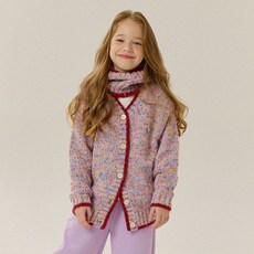 Rievelo 兒童冬季毛球巴拉克拉法帽 + 刷毛開襟衫套組