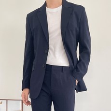 UNTAPPED 男士夏季亞麻雙釦西裝褲套裝