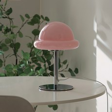 室內設計 亮度調節 三色變換 LED Rudy 桌上型單臂檯燈 5W G7088PK, 粉紅色