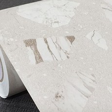 HYUNDAE sheet 壁紙 100*100cm, 卡拉拉水磨石 HWP21662, 1捲