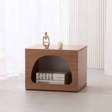 제이디퍼니처 국내제작 모디 390 다용도 수납 협탁 S(390 x 315 x 310 mm), 1개, 아카시아