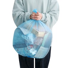 Nature Living 資源回收分類塑膠袋 藍色, 200個, 40L