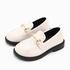 Rabbit Foot 兒童漆皮環扣樂福鞋