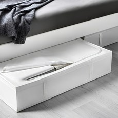 Yehome 全白床底收納箱, 單一顏色, 2個