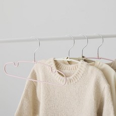 한샘 아동용 샘키즈 옷걸이 20p 세트, 1세트, 화이트, 베이비핑크, 브라운