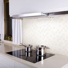 現代壁貼 發泡磁磚壁貼 SBHDC, 白色, 50 x 500cm