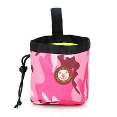 迷彩寵物訓練用零食包 RD_118, 粉色的, 1個