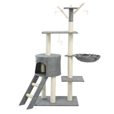 HeLLO Mangchi 貓用高級編織貓跳台 中型 W383, 混色, 1個