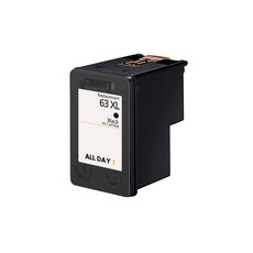 allday HP 63 XL 大容量相容墨水, 黑色, 1個