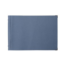 VIC DREAM 皮革6孔A4日記本封面+內頁組, 深藍色