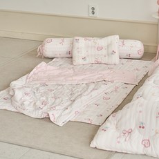 모던하우스 마미허그 소프트워싱 스윗버니 낮잠이불, 핑크