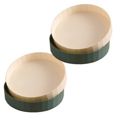 DG生活 旋轉托盤 DG-25 2款 x 2入, W, G, 2個