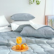 涼爽桉樹驅蚊泡泡紗夏季涼被組