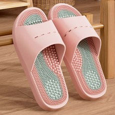 ARYKO 高級款按摩指壓客廳拖鞋, 1個, 粉紅色