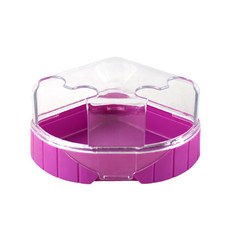 아리코 햄스터 기니피그 욕실 화장실 더블 포트, 혼합색상, 1개