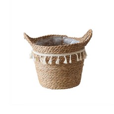 藤編提籃花盆 YT_RA407, 小尺寸, 1個