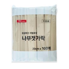 생활을그리다 크라프트 종이 나무 젓가락, 100개입, 1개