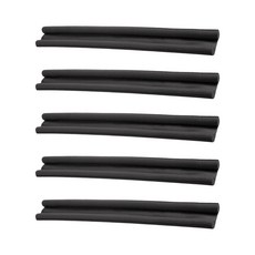 ARYKO 門縫擋光防風防噪音門底密封條 黑色, 5個