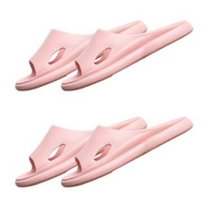 共感Peak 排水浴室拖鞋 2入, 粉紅色