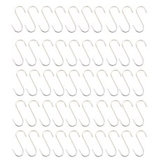 Choice Hardware S形鉤 大, 銀, 50個