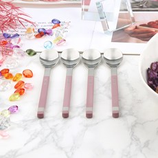 보겐 스퀘어 솔렌 커트러리 티스푼, 모브, 4개