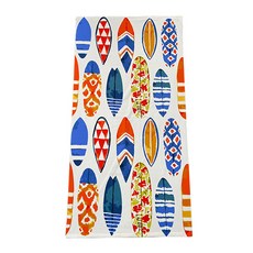 PARADAISO 海灘 游泳池 水上樂園 戲水 浴巾 140 x 70 cm, 衝浪板, 1個