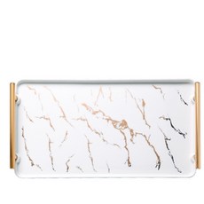 陶瓷托盤 RA-008, 白色的