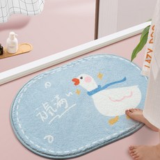 JCP 可愛的粉彩門墊 S, 藍色, 1個