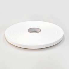 JSTrading素色棉質標籤膠帶 10mm, 象牙白, 1捲