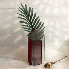 JCP 네온 컬러 아크릴 꽃병, 브라운