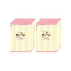 ibis 杯子蛋糕封面印花女童用小學讀書心得筆記本, 10入, 混色