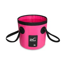 Booth Market釣魚用折疊水桶 20L, 粉色的