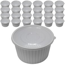 부원케이에이치 탕 용기 + 뚜껑 대 3200ml, 1개입, 25개