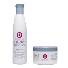 BERRYWELL 護色洗髮乳 251ml+護髮膜 201ml, 1組