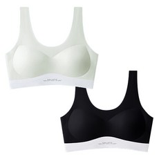 주니데이 심리스 라라베이직 학생 브라 2종 세트