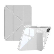 tablese 可收納Apple Pencil的三折保護殼 ID-84, 灰色