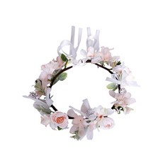 Minsung Company韓國花朵髮冠, 1個, 粉色的