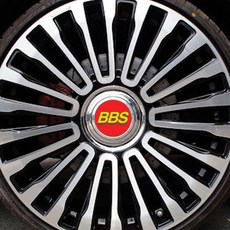 BBS輪圈蓋標誌 56mm 紅色, 4個